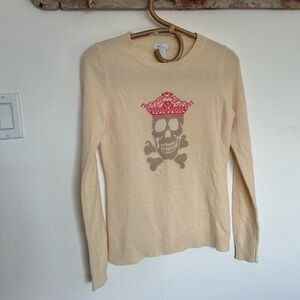 Oats Princess Scully Cashmere Sweater in Ivory Women's Size Small